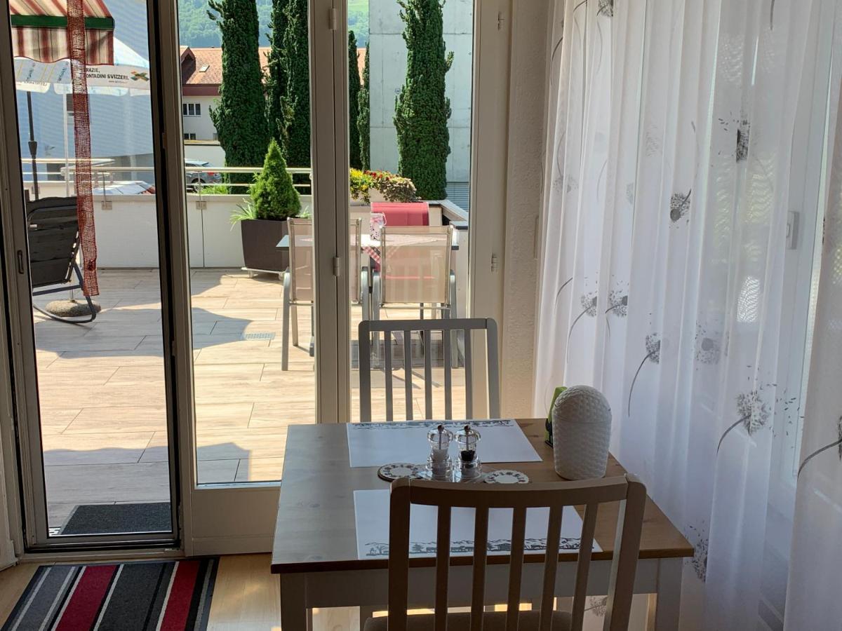 Pension Chalet Charme Siebnen Bagian luar foto